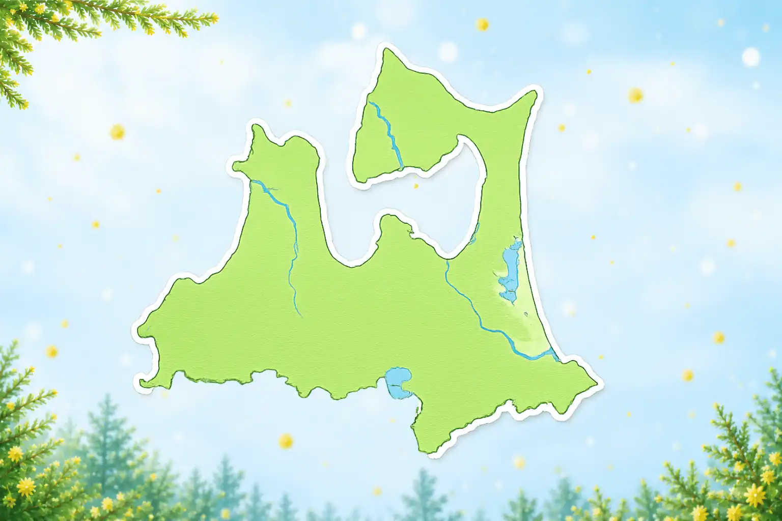 青森県マップ