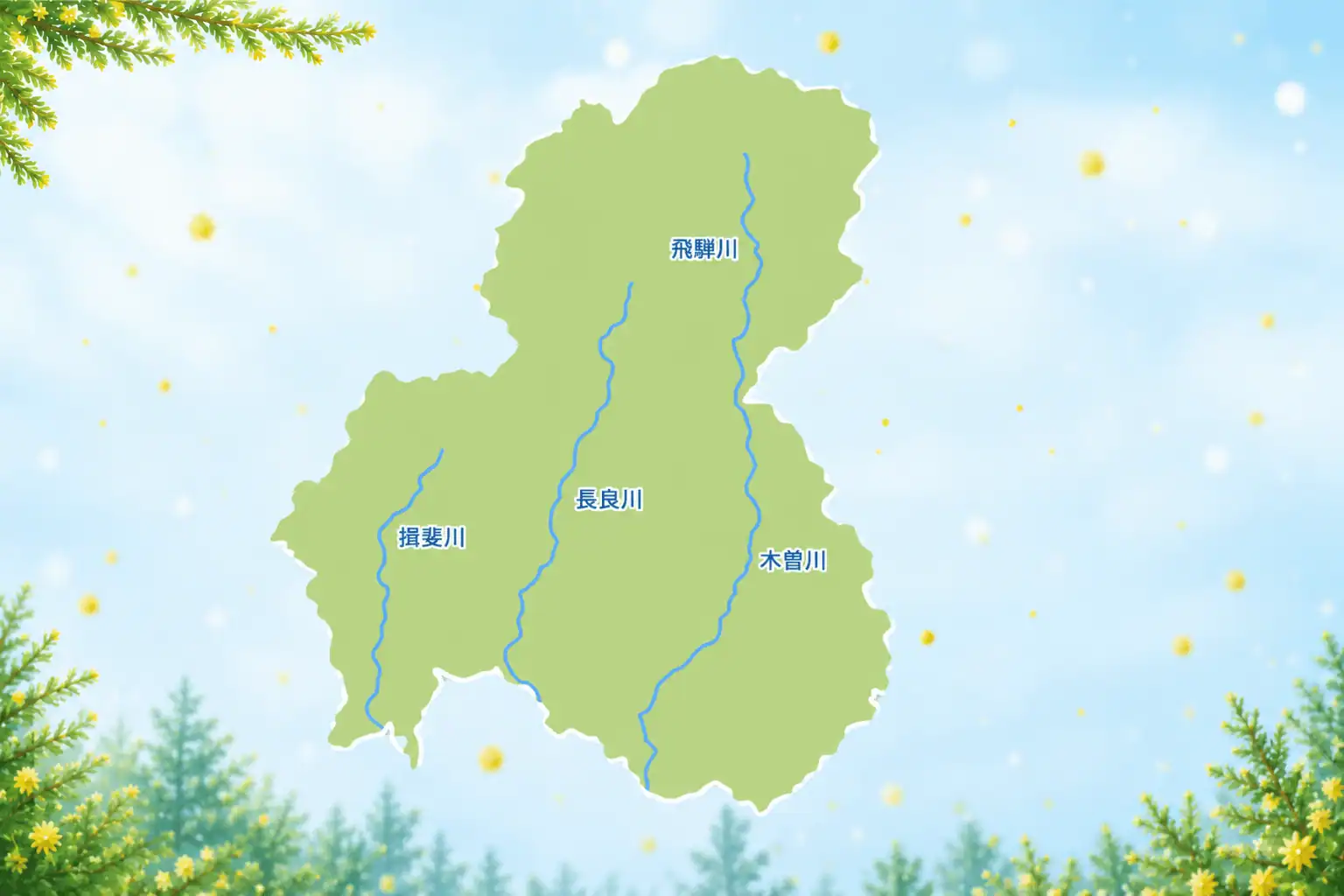 岐阜県マップ