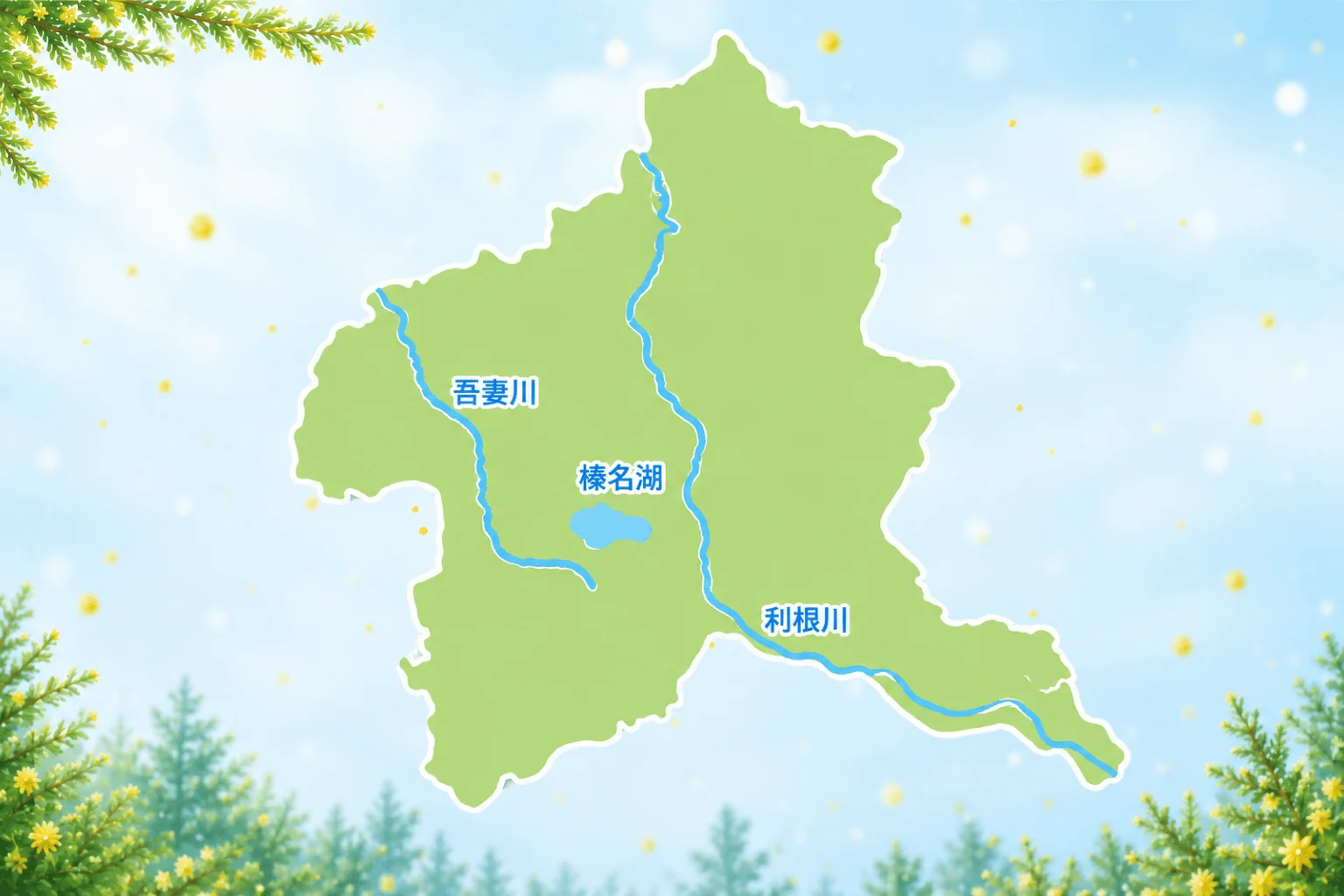 群馬県マップ